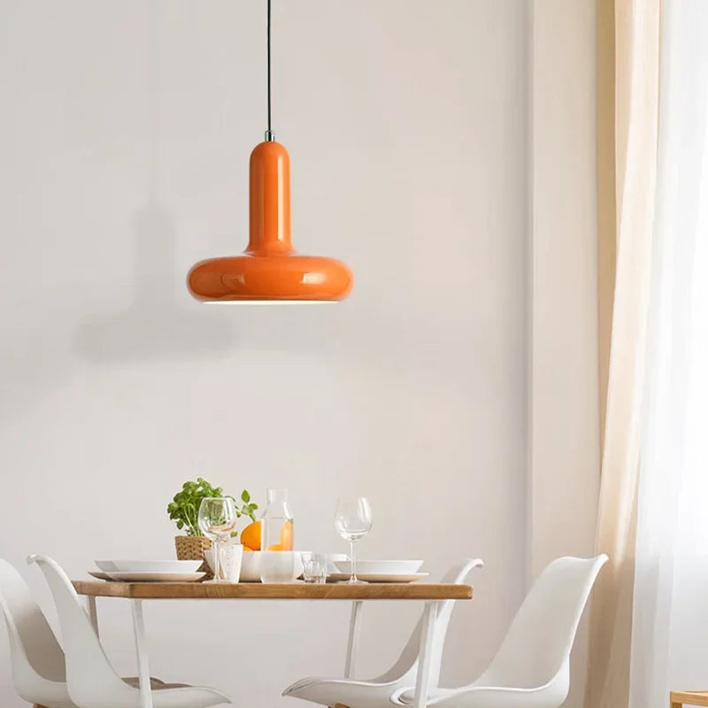Black Glass Pendant Light – Nordic Medieval Chandelier for Kitchen and Dining Room Lighting-4