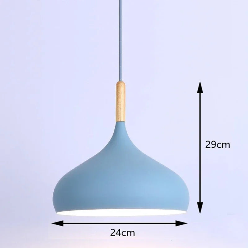 Variant image for Colorful Industrial Pendant Light Fixture for Kitchen Island – Adjustable E27 Hanging Pendant Lighting-23