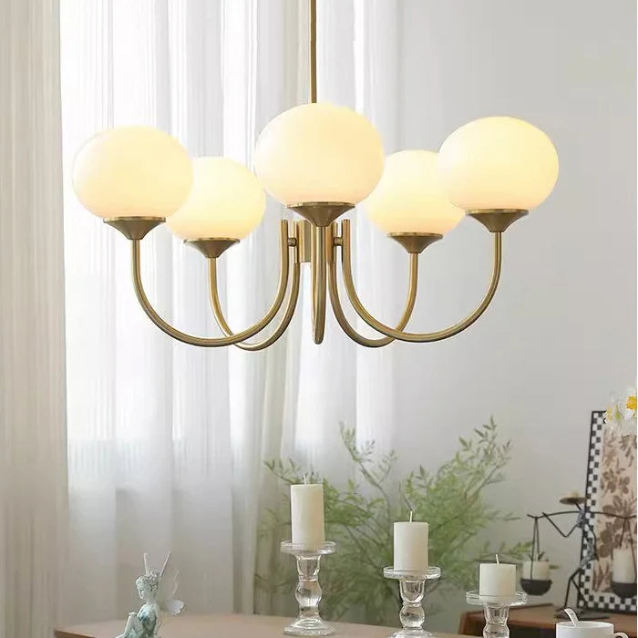 Variant image for Nordic Designer Pink Chandelier Light for Children's Room – Warm Romantic Lighting-4