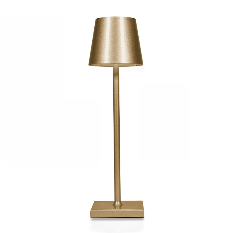 GlowSphere - Wireless Rechargeable Touch Table Lamp for Stylish Home & Office Lighting