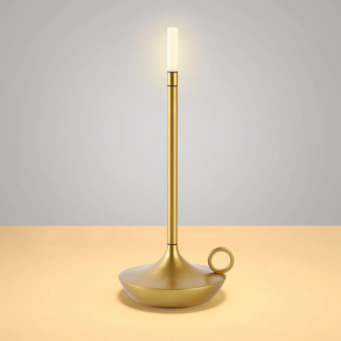 Dimmable LED Table Lamp with Touch Control – Elegant Aluminum Design for Cozy Ambiance-2