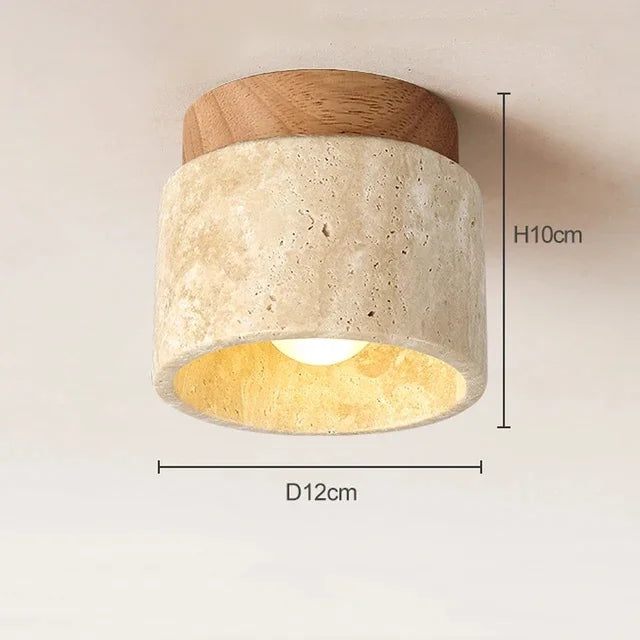 Variant image for Elegant Yellow Marble Ceiling Light for Dining Room and Hotel Aisles – Customizable Modern Design-1