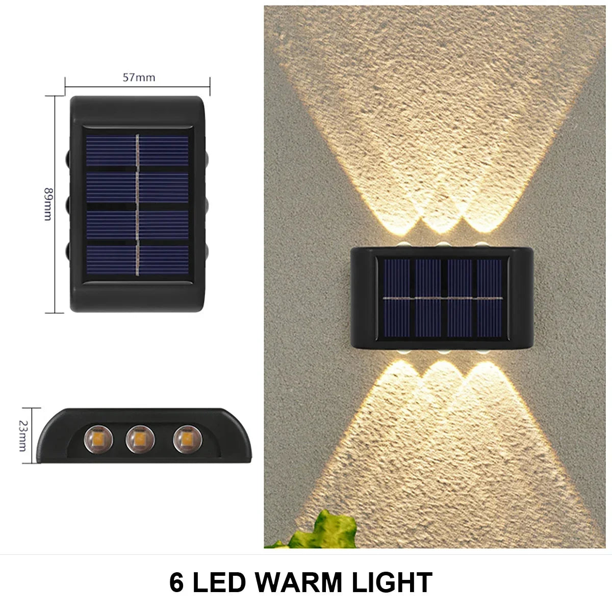 Solar Wall Lamp - Waterproof Outdoor Lights for Garden and Yard with Automatic On/Off and Modern Design 13