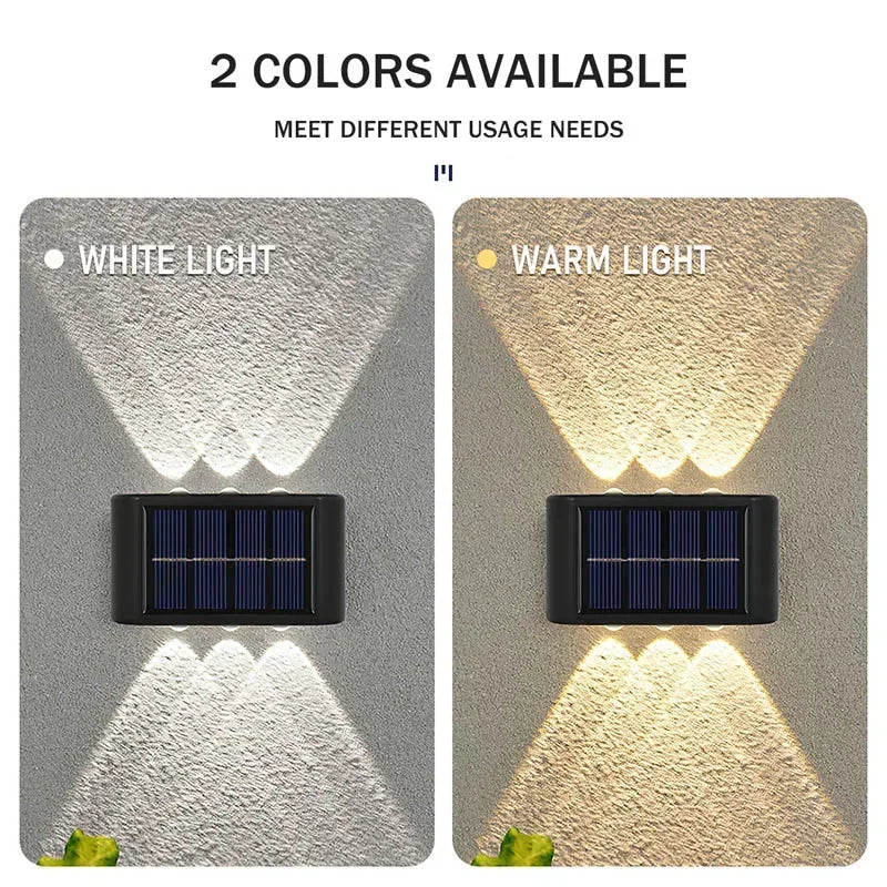 Solar Wall Lamp - Waterproof Outdoor Lights for Garden and Yard with Automatic On/Off and Modern Design 3