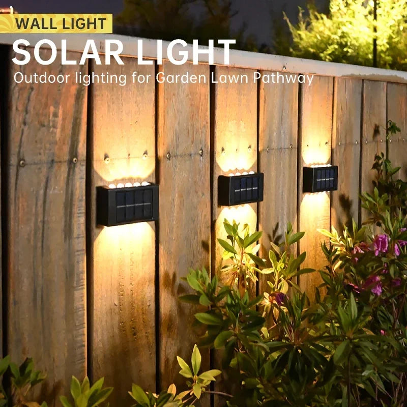 Solar Wall Lamp - Waterproof Outdoor Lights for Garden and Yard with Automatic On/Off and Modern Design 4