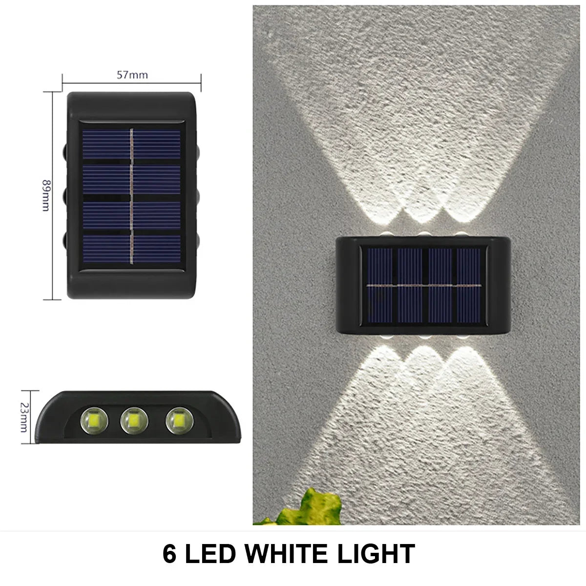 Solar Wall Lamp - Waterproof Outdoor Lights for Garden and Yard with Automatic On/Off and Modern Design 7