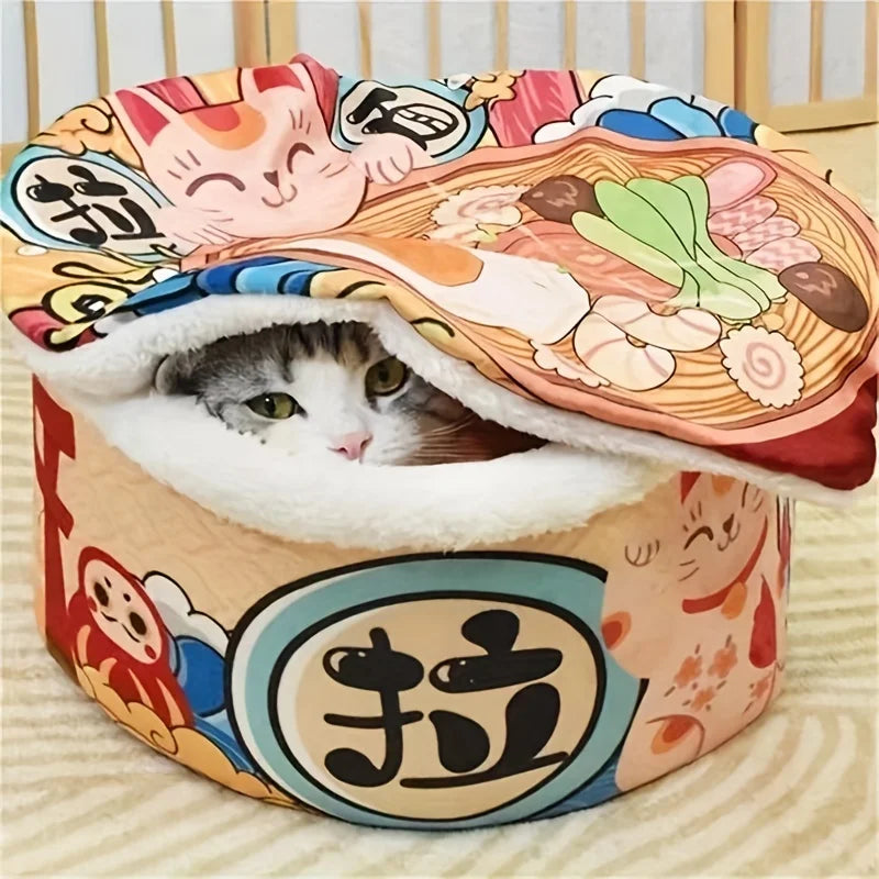 Large Cat House - Instant Noodle Design for Ultimate Comfort and Warmth