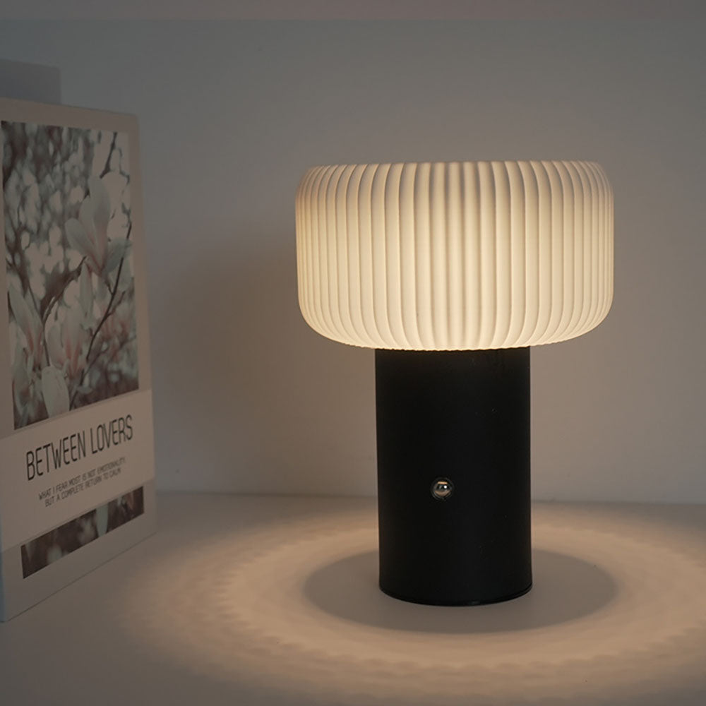 Mushroom Night Light Table Lamp with 3-Colour Dimming-5