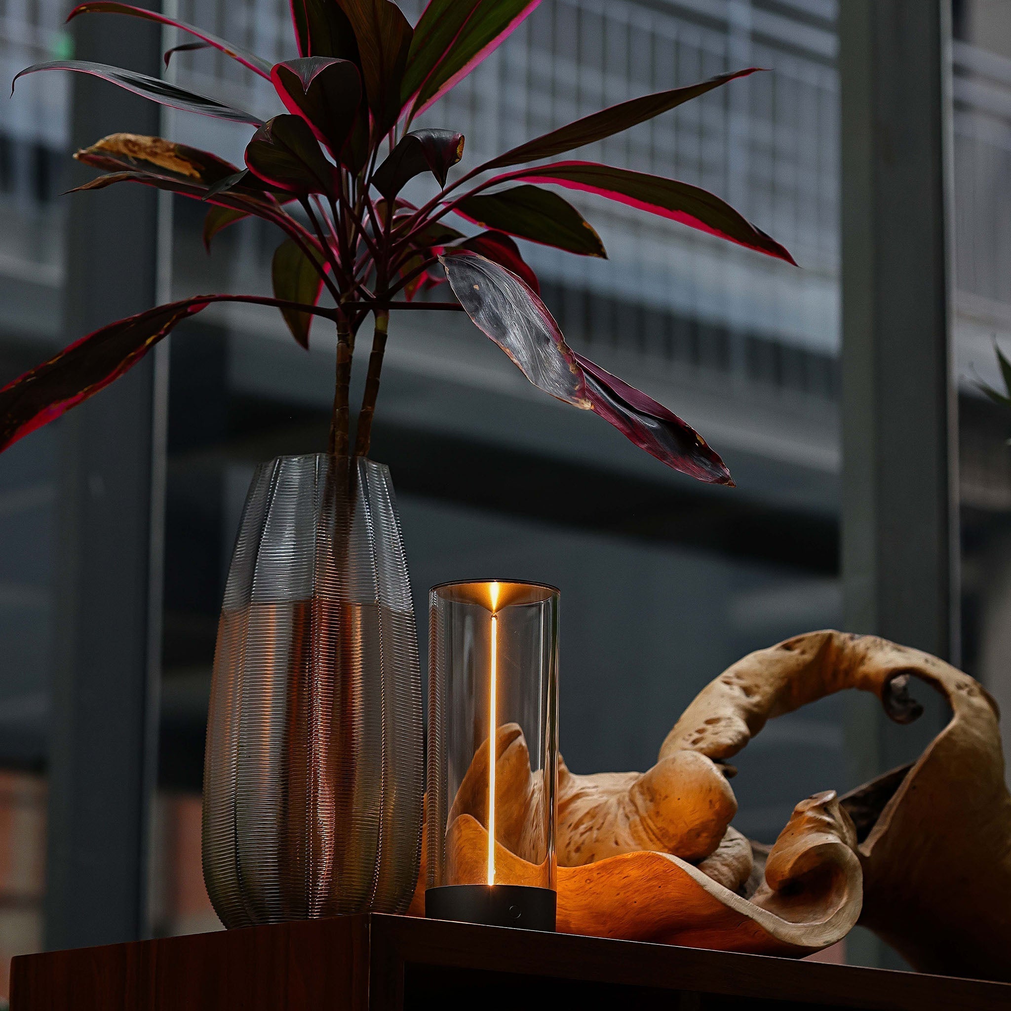 Lustre Glow Cordless Table Lamp – Modern Rechargeable Night Light with 3-Level Dimming-3