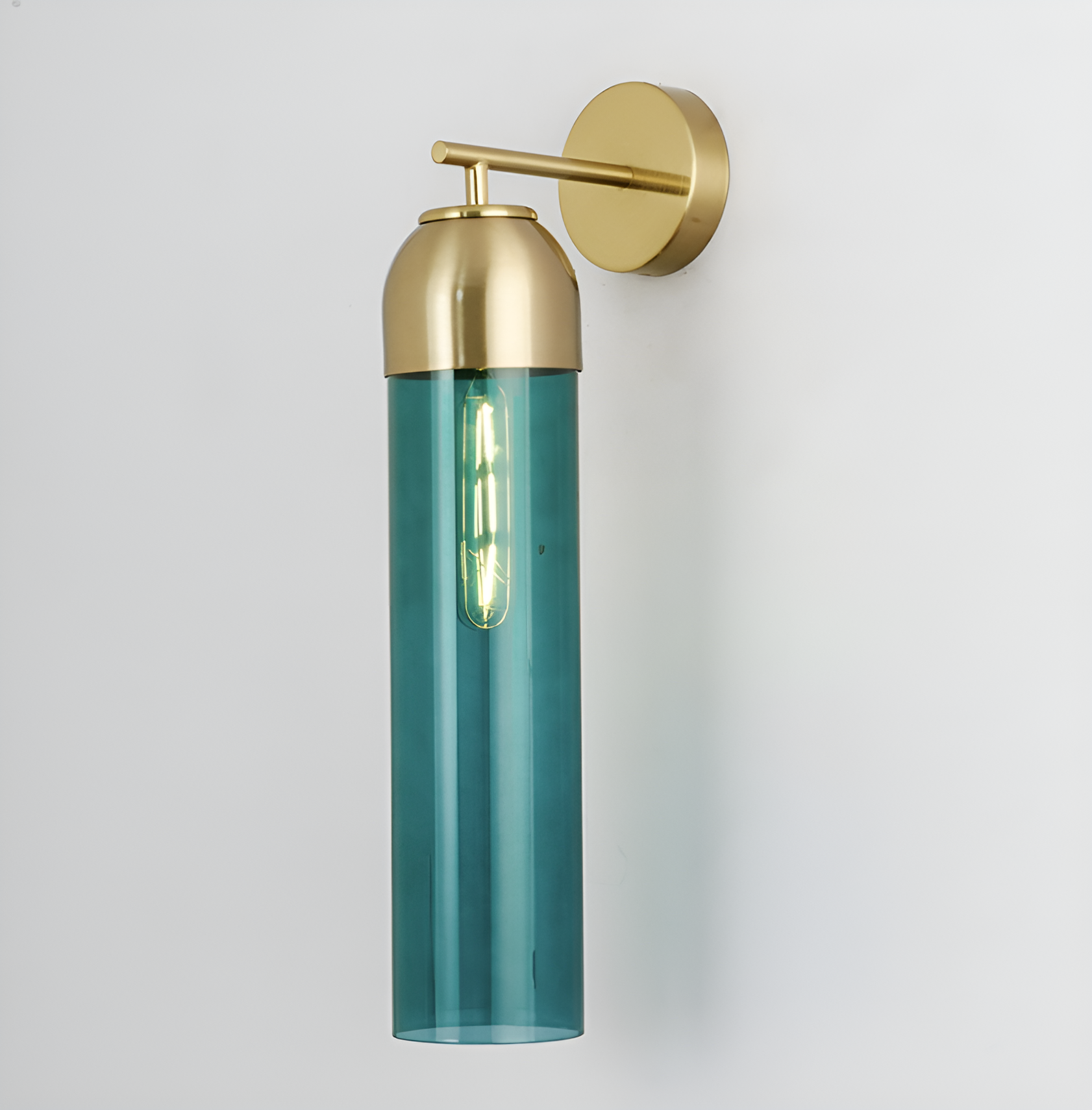 Elegant Glass Wall Sconce Lighting – Modern Design for Warm Ambiance in Living Room, Bedroom, or Hallway