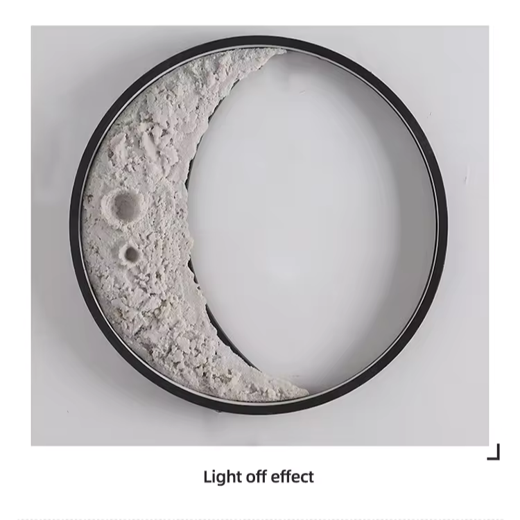 LUNARIA - 3D Crescent Moon LED Wall Lamp | Modern Lunar Decor for a Serene Atmosphere