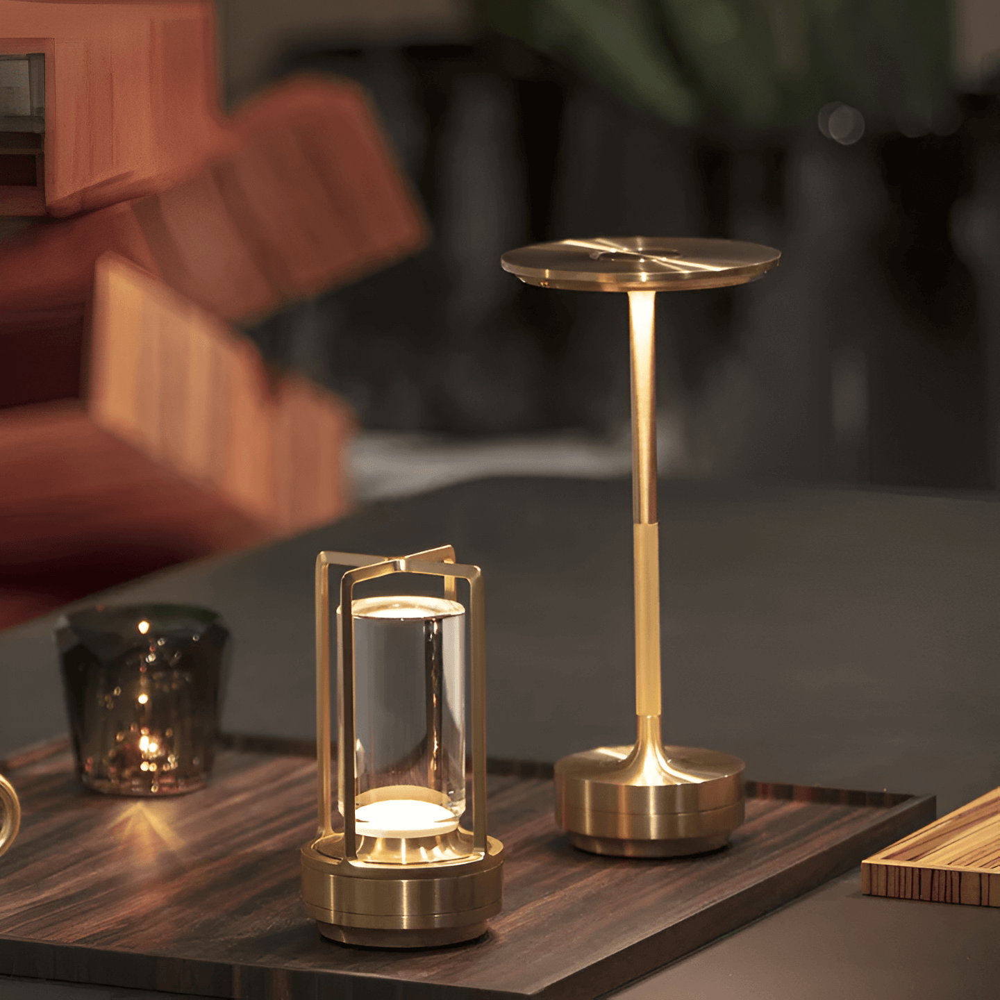AmbiGlow Wireless Rechargeable LED Mood Lamp | Elegant Portable Lighting for Any Space