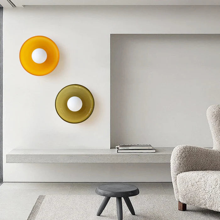 Modern Round LED Ceiling Light – Sleek Minimalist Design, Dimmable Indoor Lighting for Living Room, Bedroom, or Kitchen