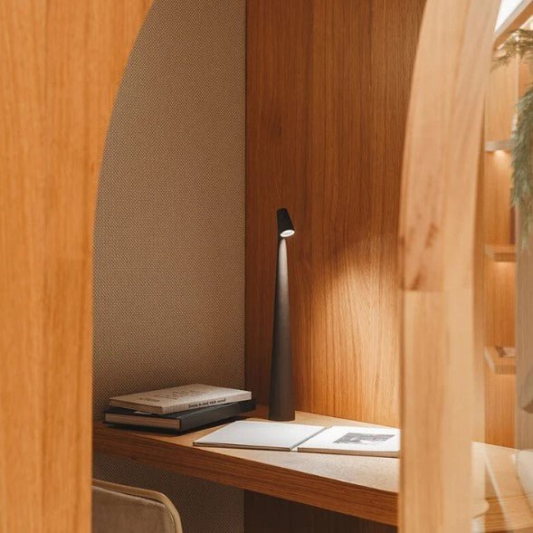 LumeVista™ Portable LED Table Lamp – Wireless, Rechargeable & Dimmable Light