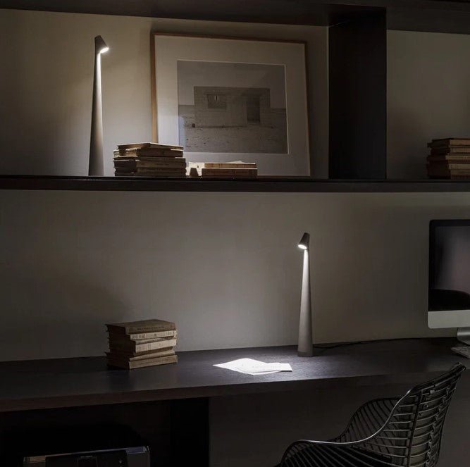 LumeVista™ Portable LED Table Lamp – Wireless, Rechargeable & Dimmable Light