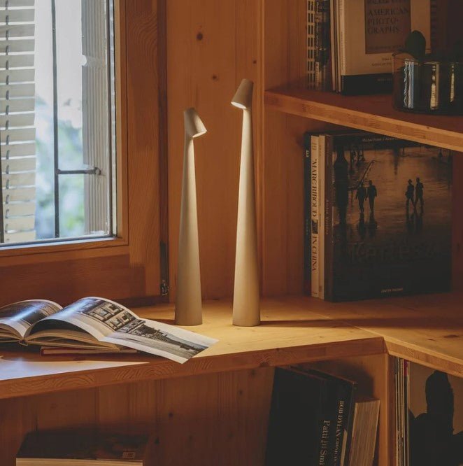 LumeVista™ Portable LED Table Lamp – Wireless, Rechargeable & Dimmable Light