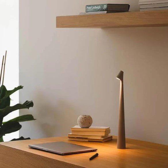 LumeVista™ Portable LED Table Lamp – Wireless, Rechargeable & Dimmable Light