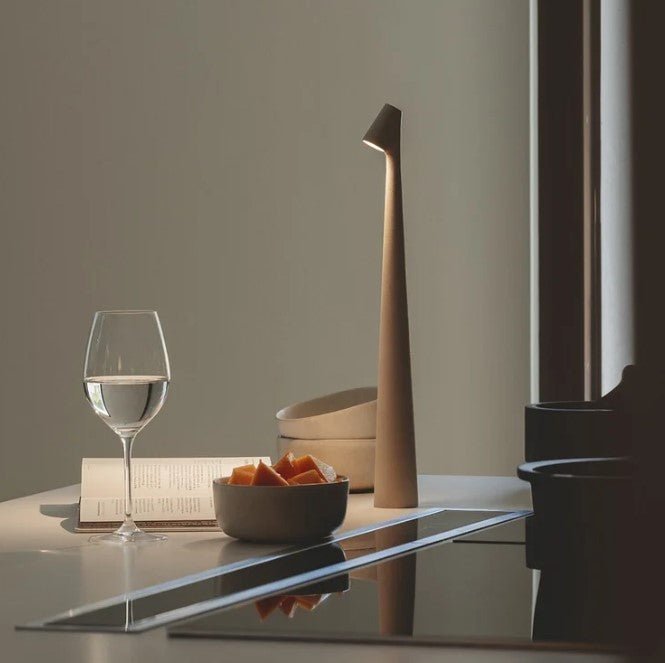 LumeVista™ Portable LED Table Lamp – Wireless, Rechargeable & Dimmable Light