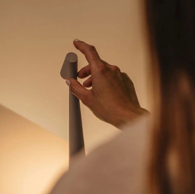LumeVista™ Portable LED Table Lamp – Wireless, Rechargeable & Dimmable Light