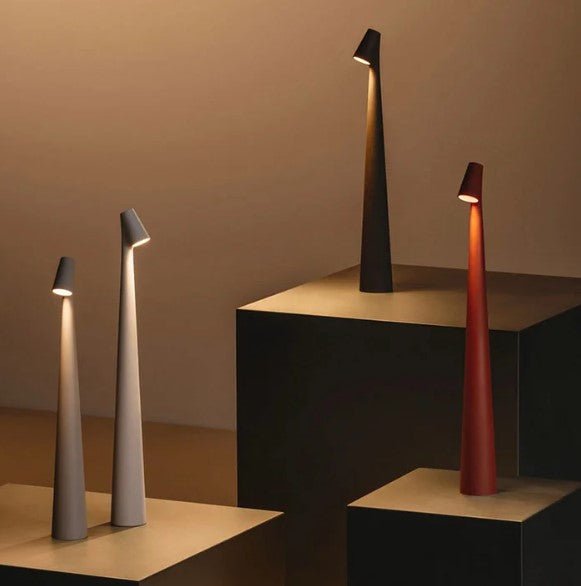 LumeVista™ Portable LED Table Lamp – Wireless, Rechargeable & Dimmable Light