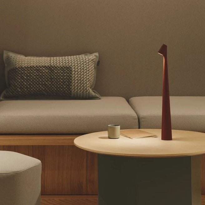 LumeVista™ Portable LED Table Lamp – Wireless, Rechargeable & Dimmable Light