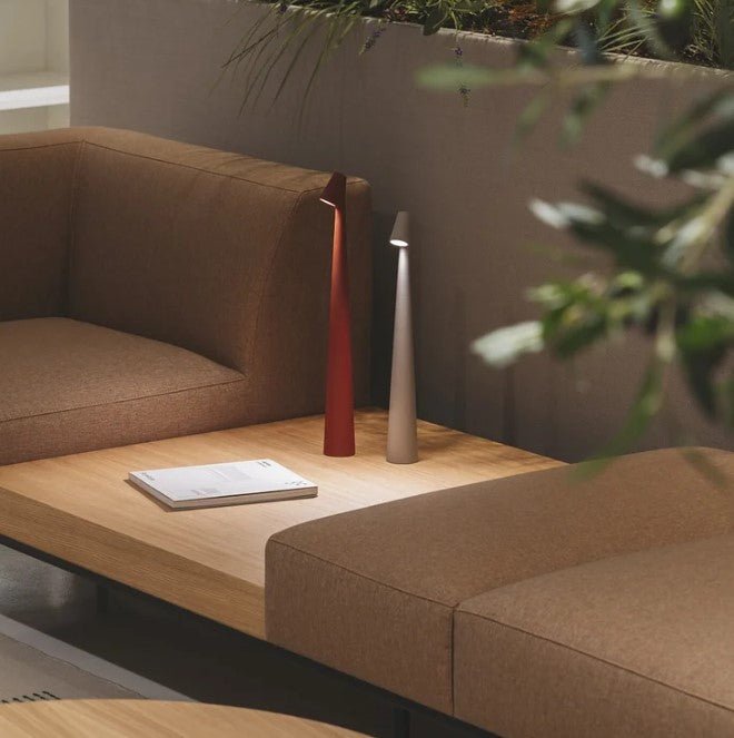 LumeVista™ Portable LED Table Lamp – Wireless, Rechargeable & Dimmable Light