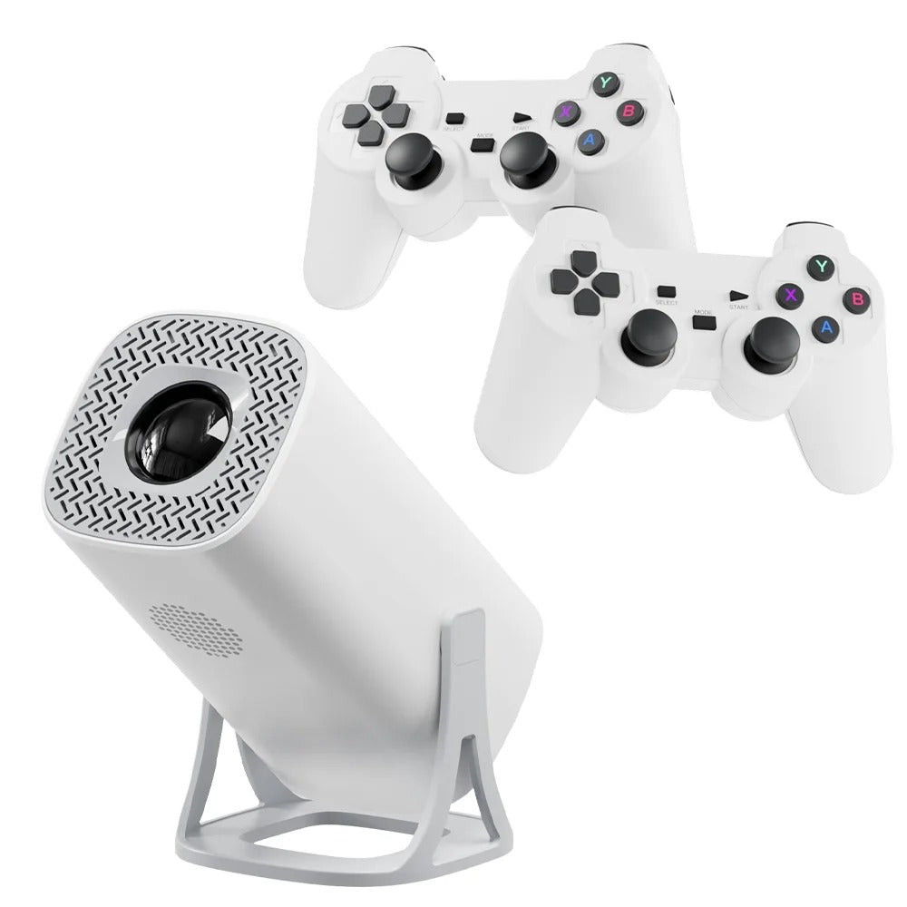 Mini Projector - Portable 4K Support, Short Throw, Android 11 Home Cinema Experience