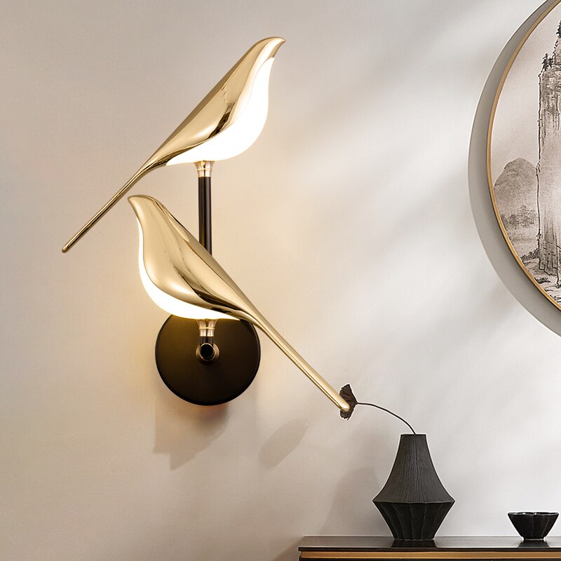 BirdGlow | Modern Wall Light Shaped Like Birds - Elegant LED Home Decor