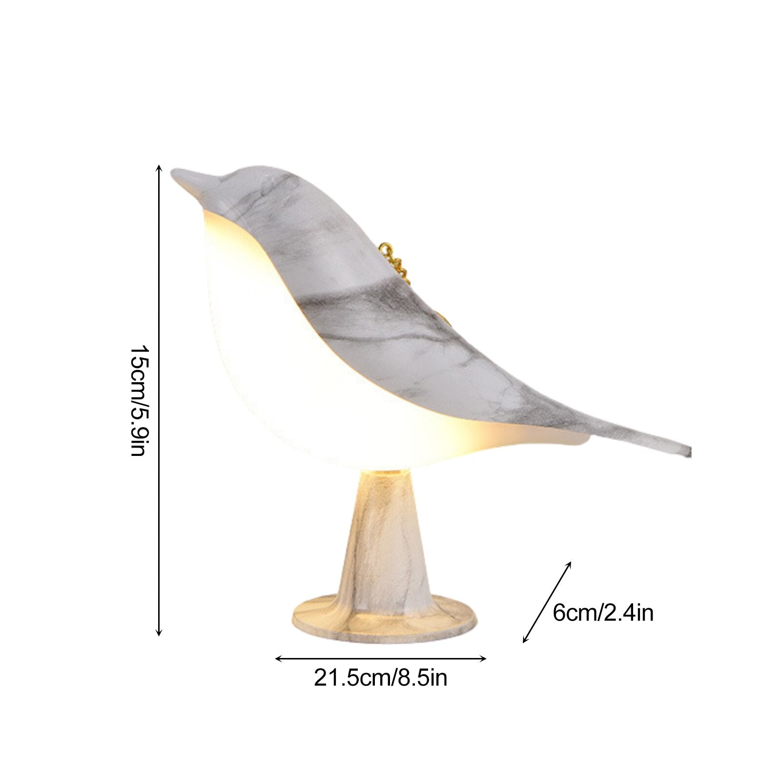 MissBird | Modern Bird Lamp – Elegant, Whimsical Lighting for Any Space
