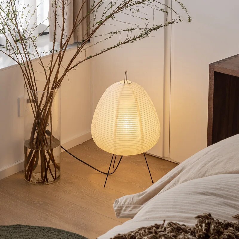 Japanese Rice Paper Lamp – Handcrafted Shoji Style