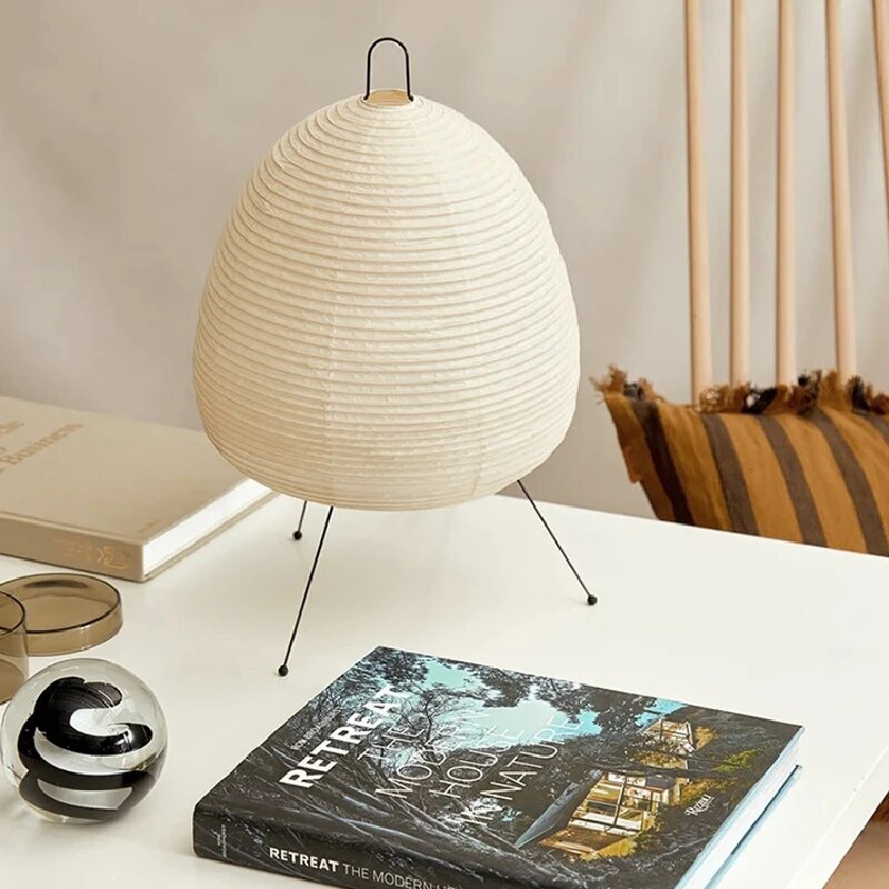 Japanese Rice Paper Lamp – Handcrafted Shoji Style