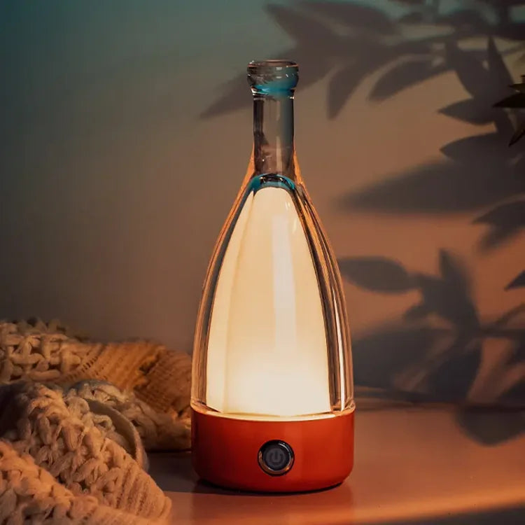 Rechargeable Wine Bottle Shape Decorative Night Light-3