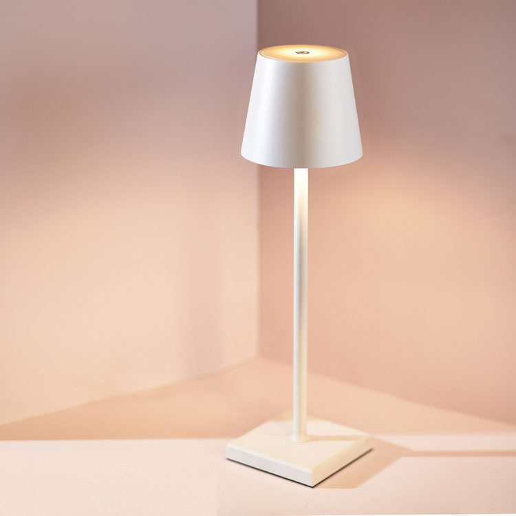 GlowSphere - Wireless Rechargeable Touch Table Lamp for Stylish Home & Office Lighting
