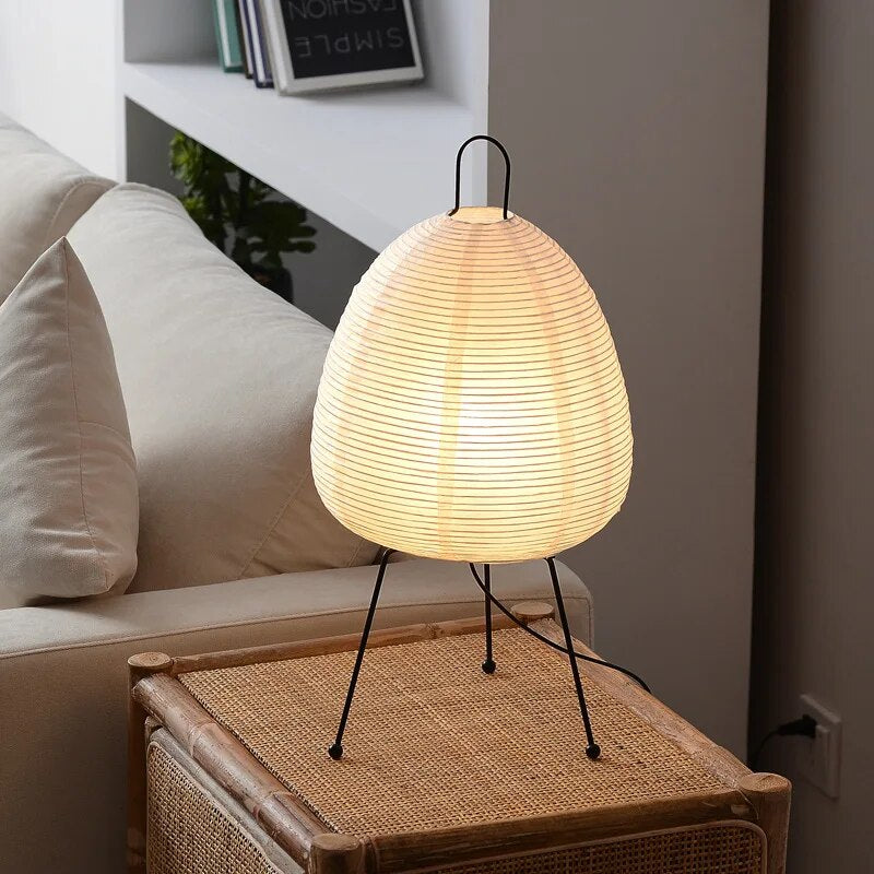 Japanese Rice Paper Lamp – Handcrafted Shoji Style