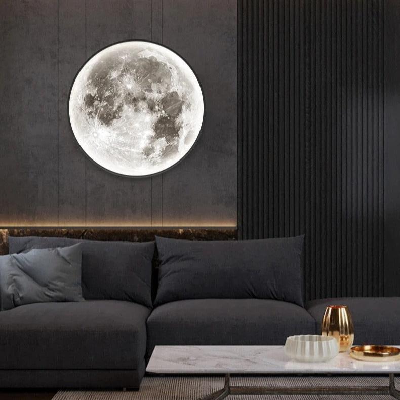 LUNA - Realistic Moon Surface Wall Lamp for Bedroom & Living Room