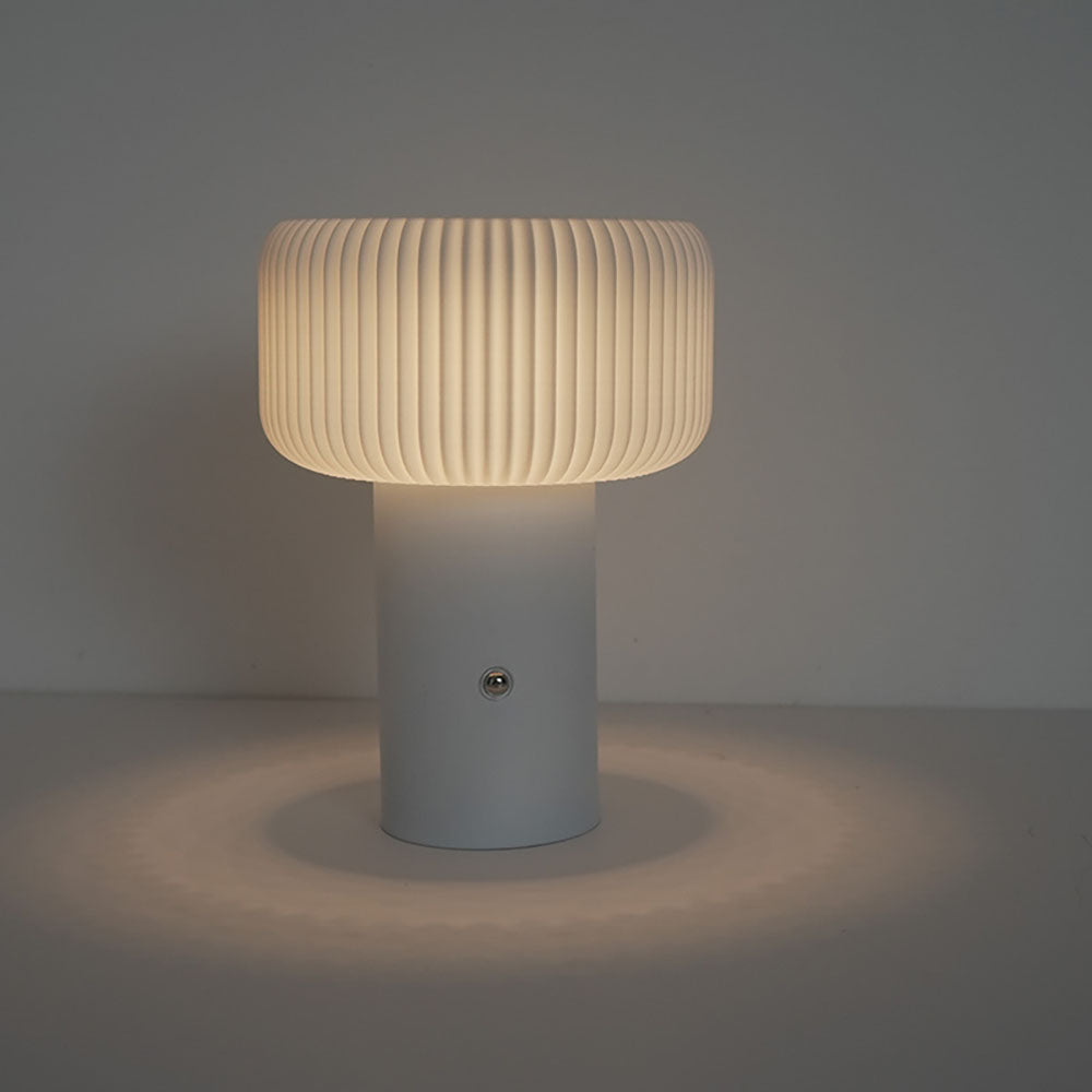 Mushroom Night Light Table Lamp with 3-Colour Dimming-1
