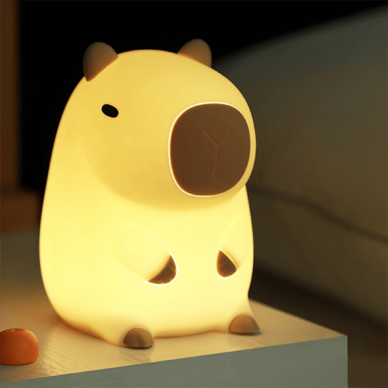 Capybara LED Night Light - Soft, Adjustable Glow for Relaxation and Comfort