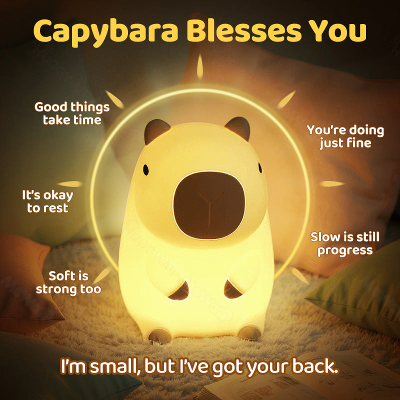 Capybara LED Night Light - Soft, Adjustable Glow for Relaxation and Comfort