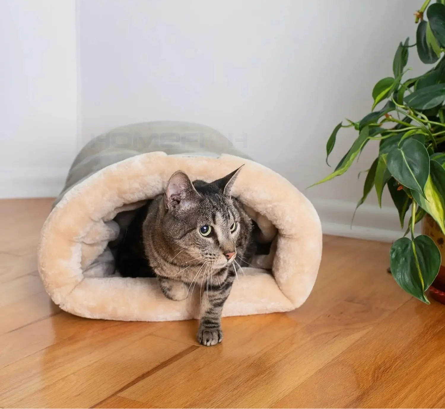 Cat Bed - Sleeping Bag - Warm Semi-Enclosed Nest for Small & Medium Pets, Soft & Washable, Ideal for Autumn & Winter