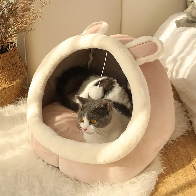 Washable Cat Bed  - Soft, Easy to Clean, Warm & Comfortable