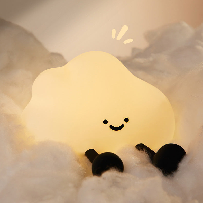 Cute Cloud Silicone Night Light - Soft Glow for Cozy Spaces, Perfect for Bedrooms and Nurseries