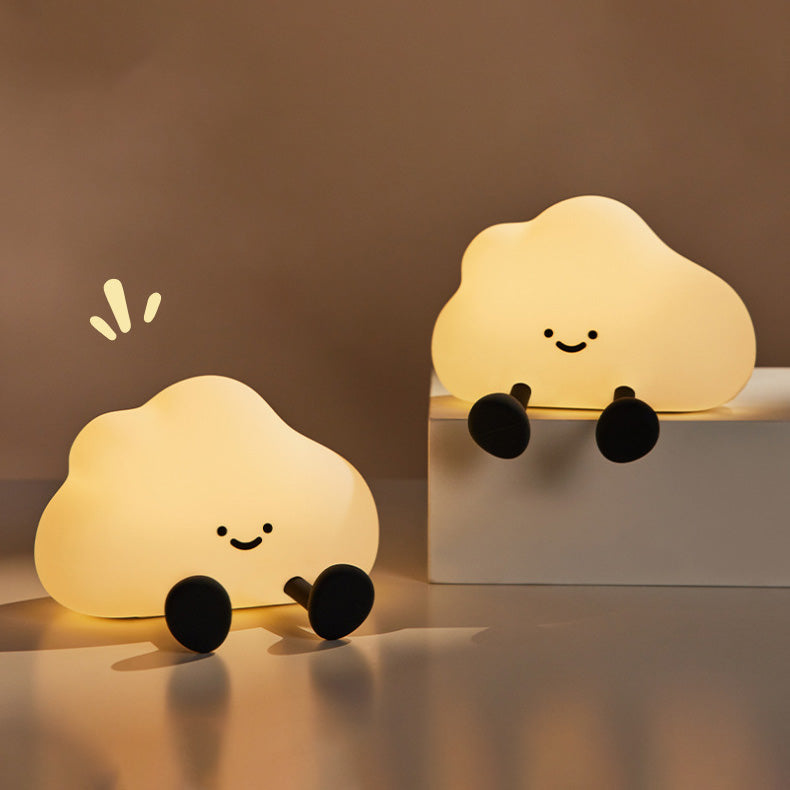 Cute Cloud Silicone Night Light - Soft Glow for Cozy Spaces, Perfect for Bedrooms and Nurseries
