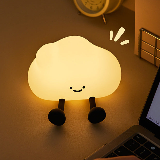 Cute Cloud Silicone Night Light - Soft Glow for Cozy Spaces, Perfect for Bedrooms and Nurseries