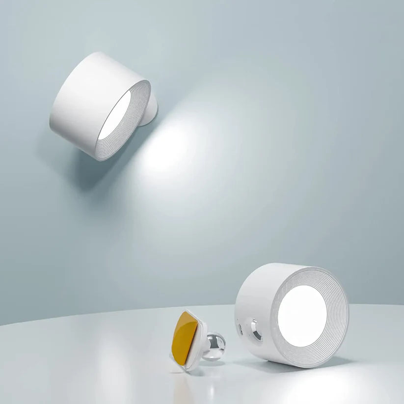 LED Wireless Wall Light - 360° Rotatable Touch Control