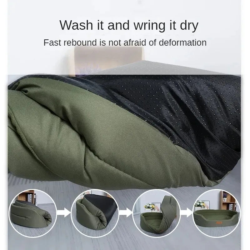 Fluffy Large Dog Bed - Comfortable Outdoor & Indoor Cushion for Medium to Large Dogs