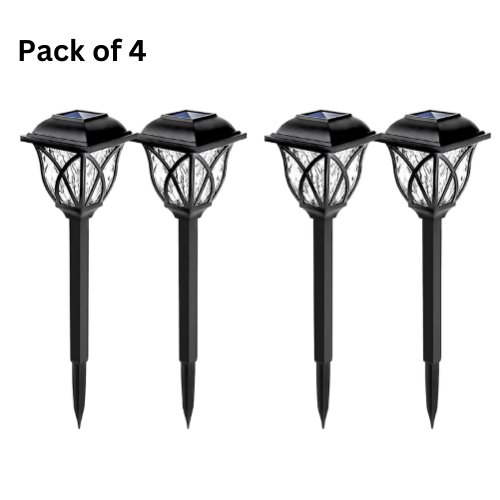 SOLARA - 2+2 Free Solar-Powered Garden Lamps for Outdoor Ambiance