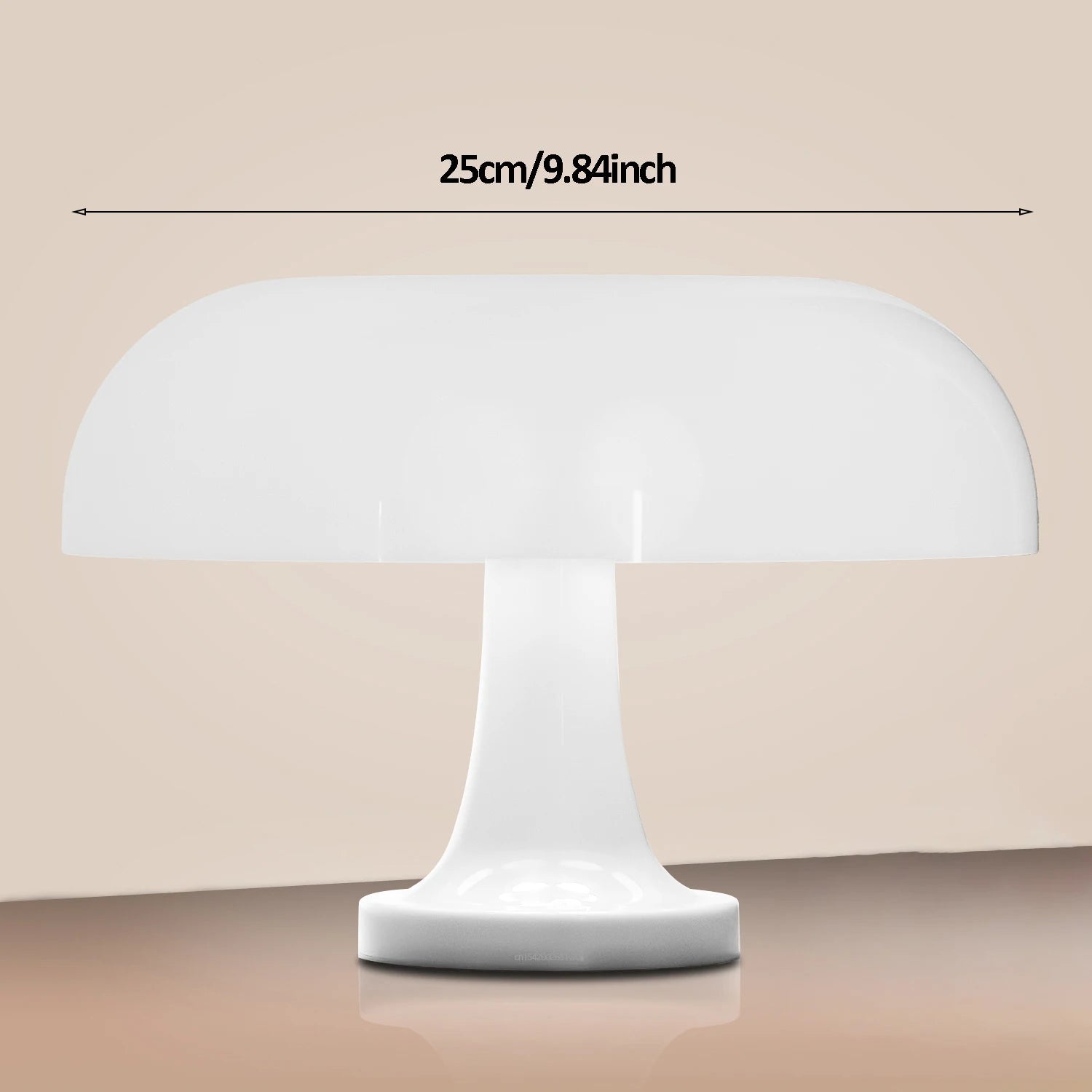 Modern Mushroom Table Lamp with Adjustable Brightness – USB and Type-C Charging, Color Options for Bedroom or Desk