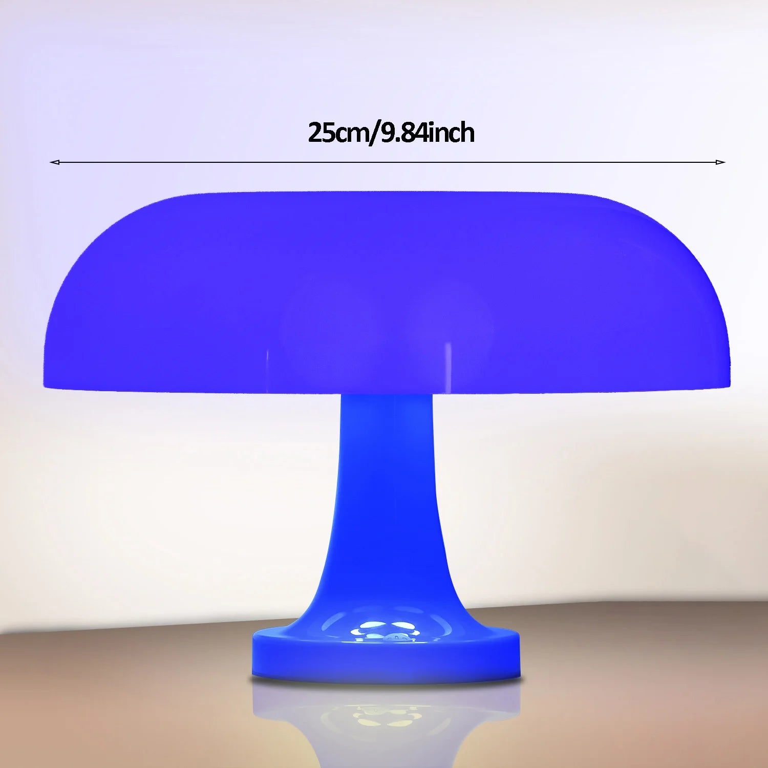 Modern Mushroom Table Lamp with Adjustable Brightness – USB and Type-C Charging, Color Options for Bedroom or Desk