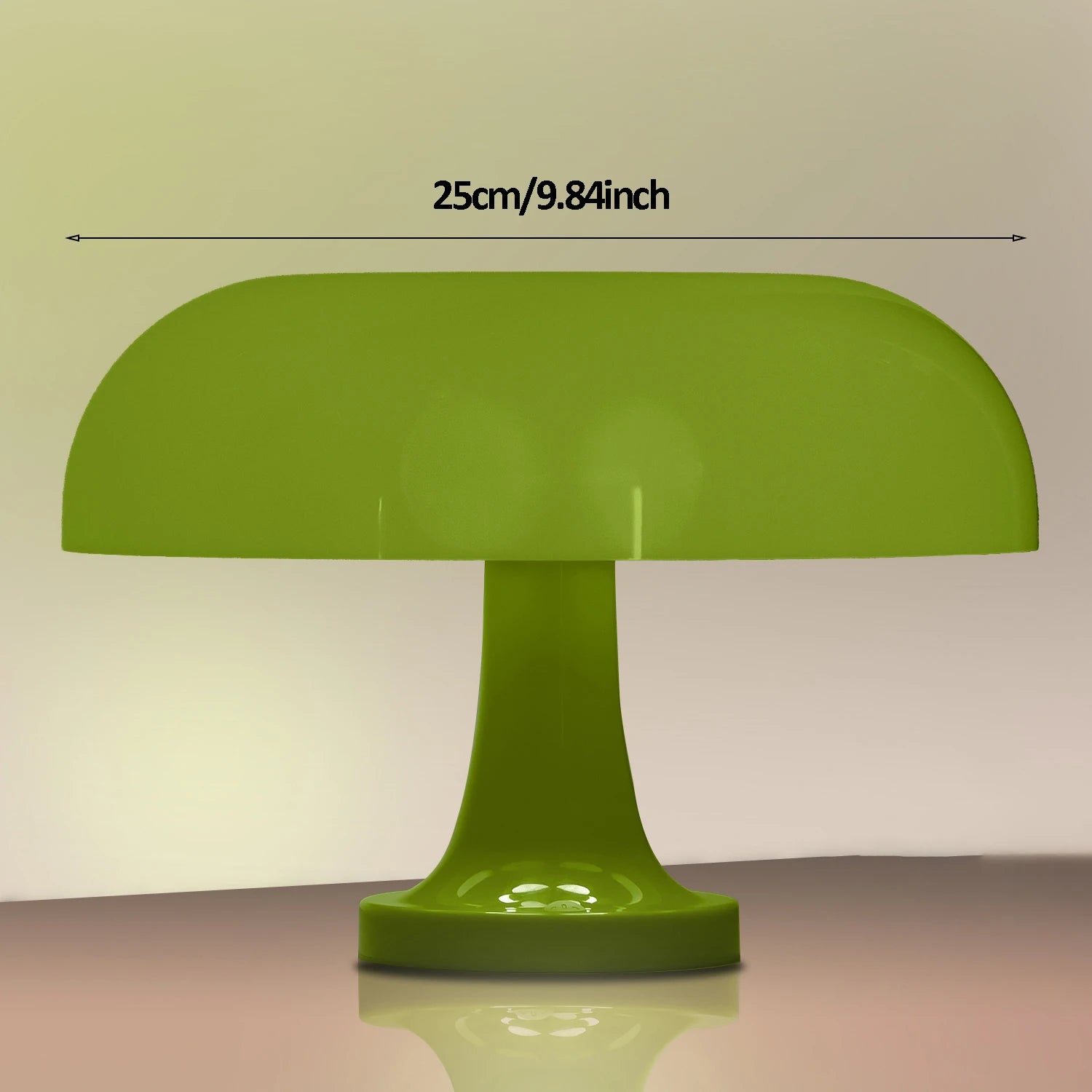 Modern Mushroom Table Lamp with Adjustable Brightness – USB and Type-C Charging, Color Options for Bedroom or Desk
