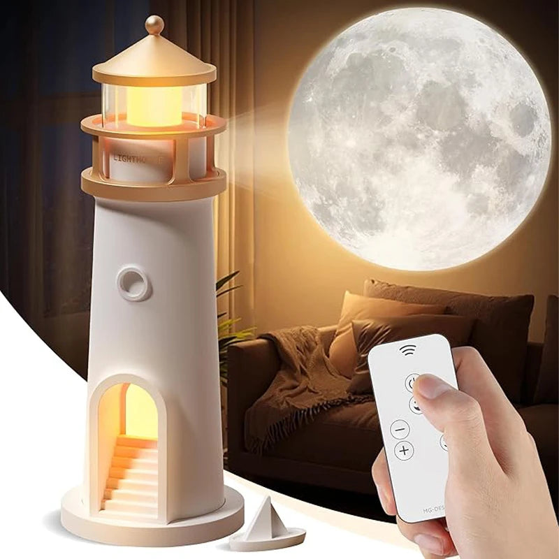 Moon Lamp Projection Night Light With Bluetooth Speaker & Remote Control for Relaxation and Ambiance 1